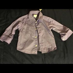 2T toddler boys dress shirt. Lavender color